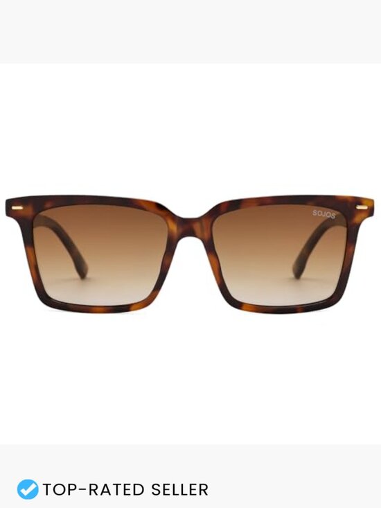 Trendy Polarized Square Sunglasses Retro Vintage 90s Unisex Sun Glasses main image 6